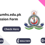 Www lumhs edu pk Admission Form 2023